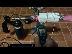 Thử nghiệm Chăn cách nhiệt Airgel ở nhiệt độ cao.